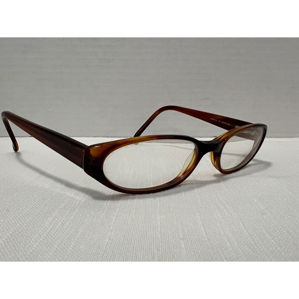 Veronica Taylor Hepburn Tortoise Oval Eyeglass Frames 52-17-145 with Case - Picture 4 of 8